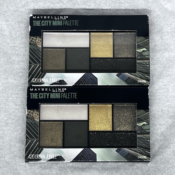 Eyeshadow Other - Lot Of 2 Maybelline The City Mini Palette 420 Urban Jungle New